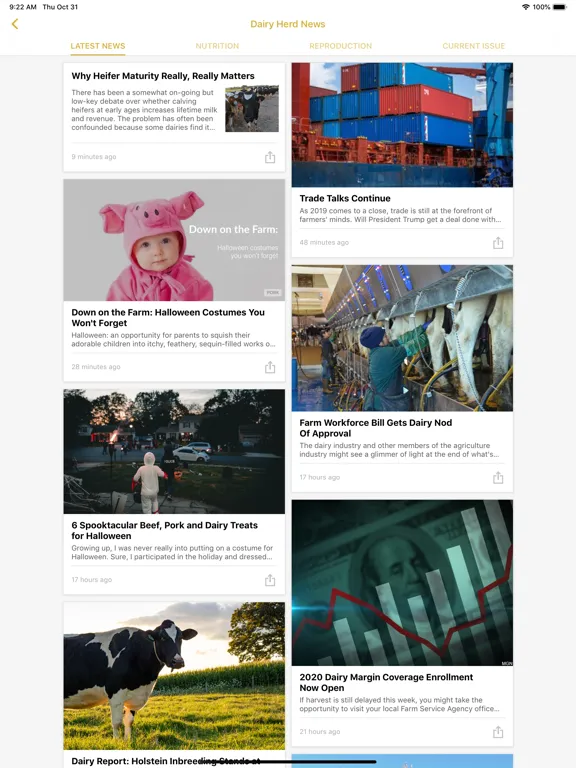Dairy News and Markets iPad  स्क्रीनशॉट