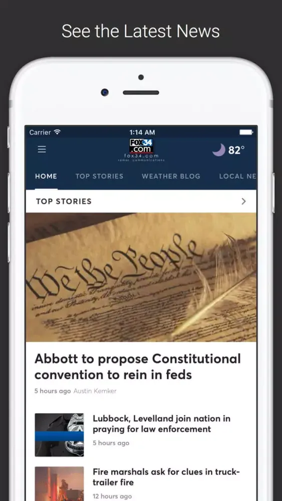 Ảnh chụp màn hình của FOX34 News Lubbock