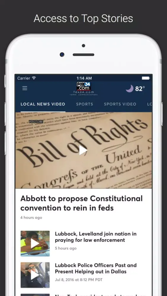 Ảnh chụp màn hình của FOX34 News Lubbock
