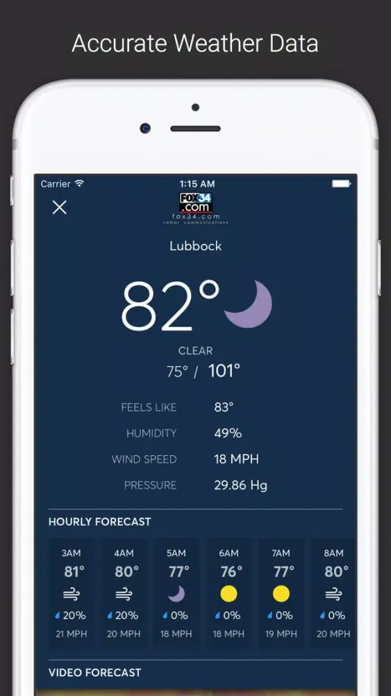 Ảnh chụp màn hình của FOX34 News Lubbock
