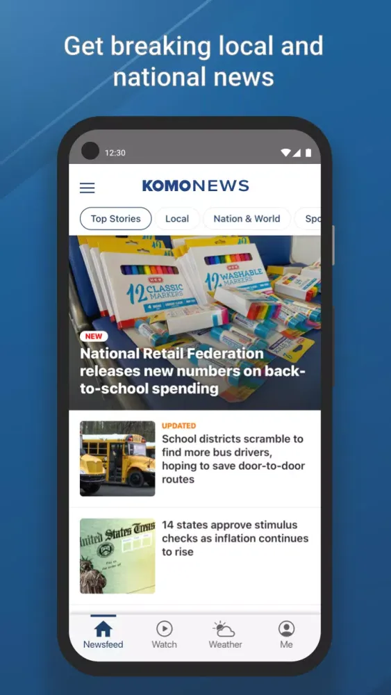 Скриншоты KOMO News Mobile