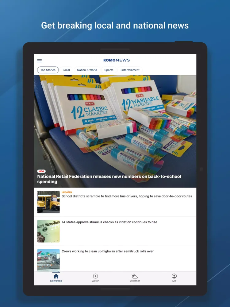 Скриншоты KOMO News Mobile