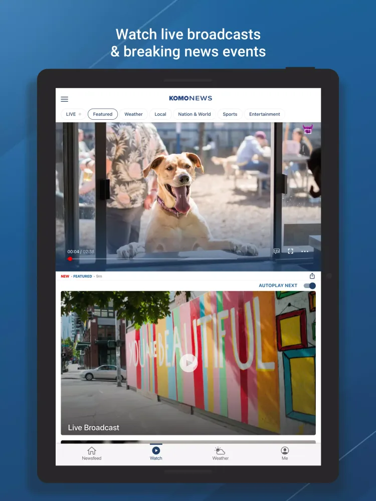 Скриншоты KOMO News Mobile