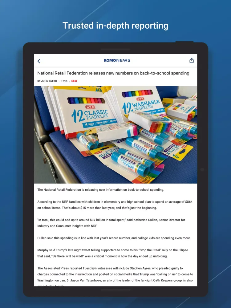 Скриншоты KOMO News Mobile