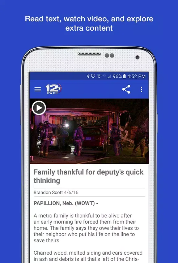 Capturas de pantalla de KWCH 12 News