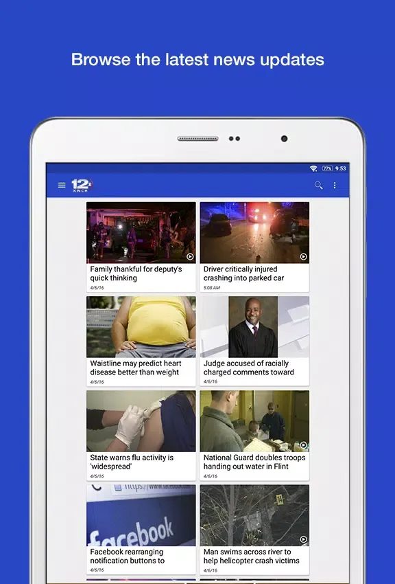 Capturas de pantalla de KWCH 12 News