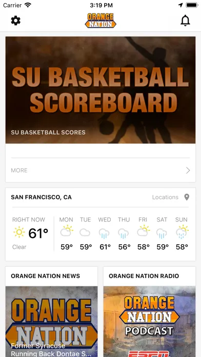 Captures d'écran de OrangeNation WSYR LocalSYR.com