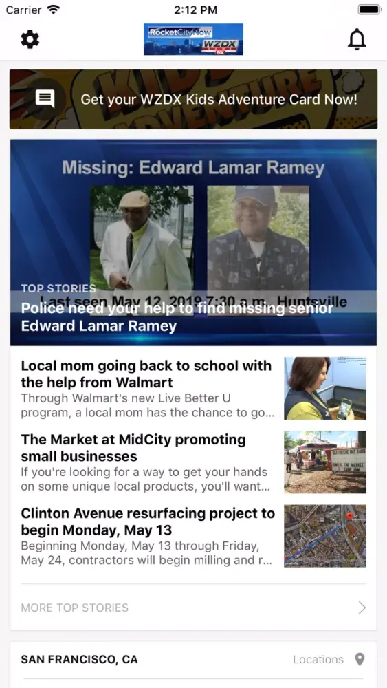 Captures d'écran de WZDX News RocketCityNow