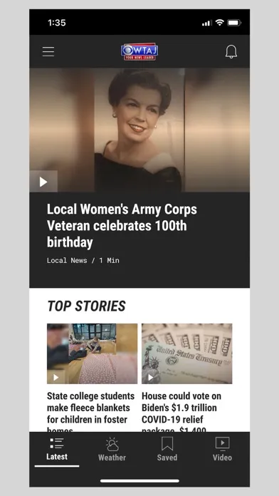 Captures d'écran de WTAJ News