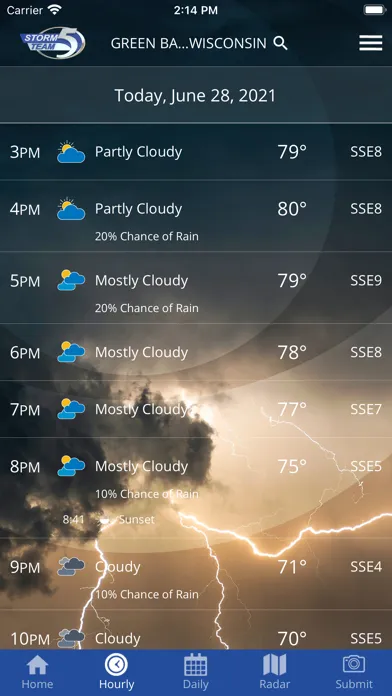 WFRV Storm Team 5 Weather Ekran Görüntüleri