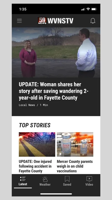 WVNS 59News Screenshots