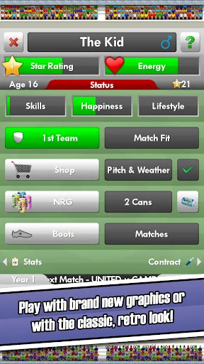 New Star Soccer Screenshots