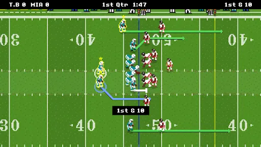 Capturas de tela do Retro Bowl