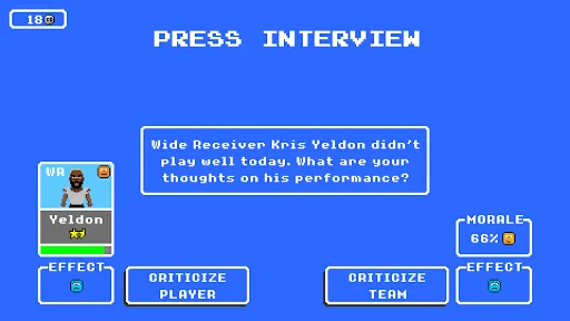 Capturas de tela do Retro Bowl