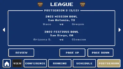 Ảnh chụp màn hình của Retro Bowl College