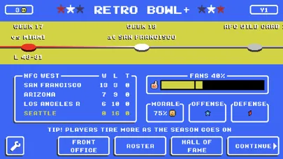 Retro Bowl+ Screenshots