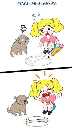 Draw Happy Puzzle : brain apps Screenshots