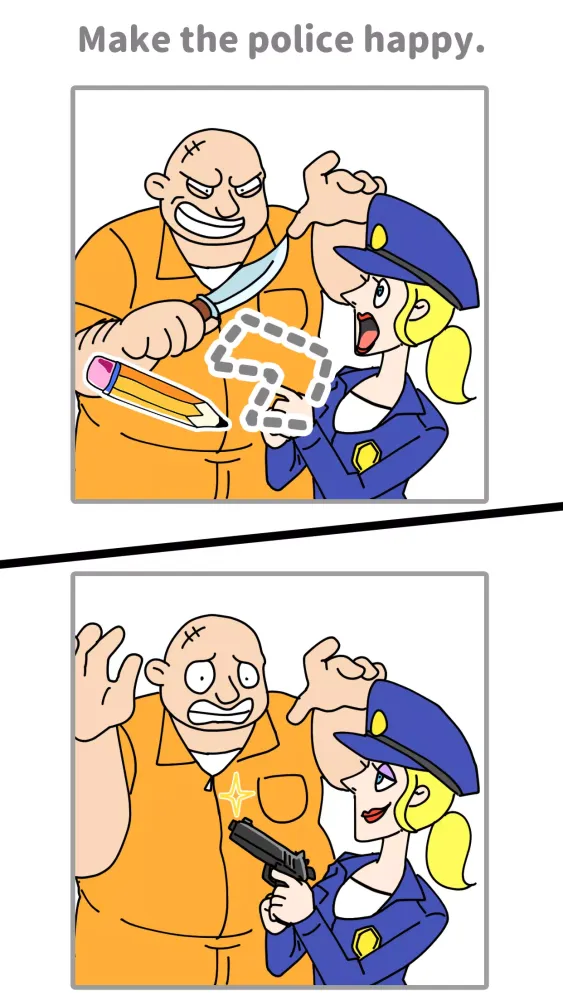 Draw Happy Police应用截图