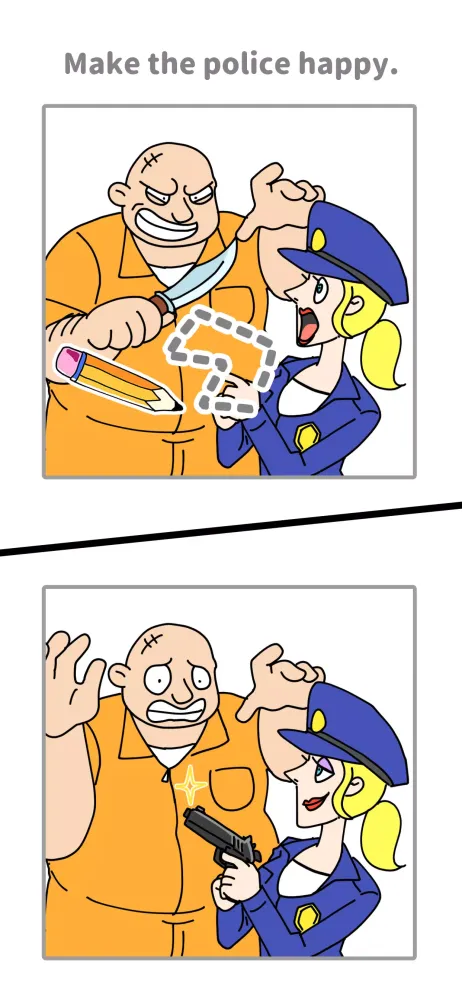 Draw Happy Police应用截图