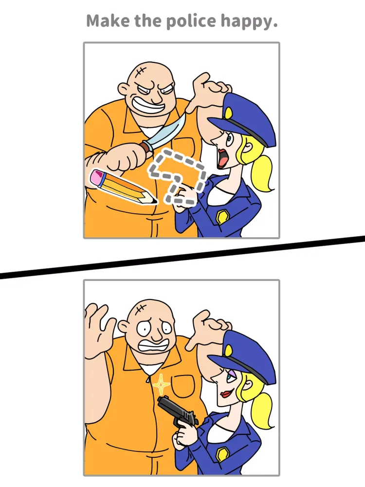Draw Happy Police应用截图