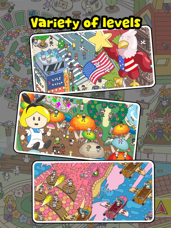 Ảnh chụp màn hình của Happy Find : Hidden Objects 2D iPad 