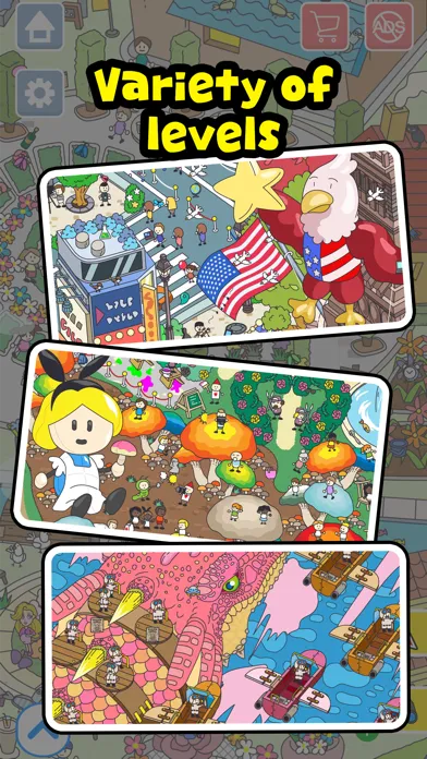 Ảnh chụp màn hình của Happy Find : Hidden Objects 2D