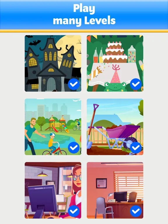 Ảnh chụp màn hình của Happy Differences iPad 