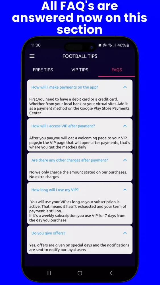 Capturas de pantalla de Football Sure Tips