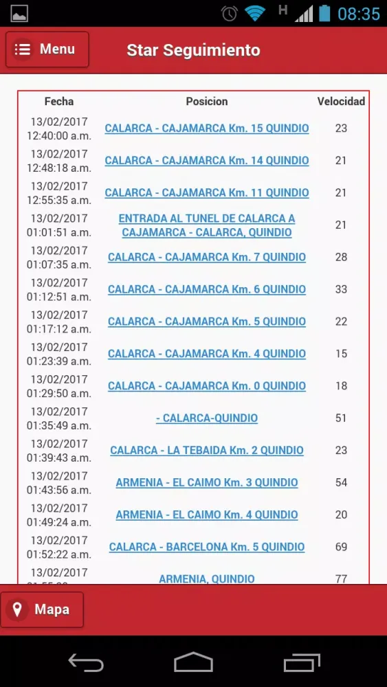 Star seguimiento Screenshots