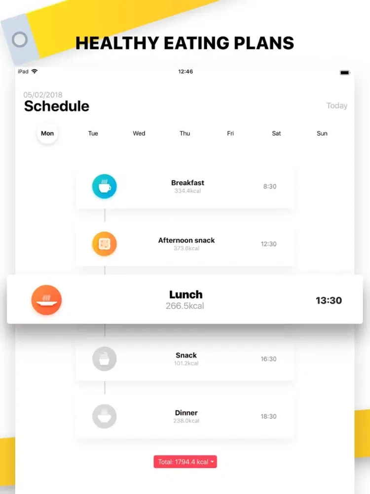 صور Blood Diet Plan - Meal planner iPad 