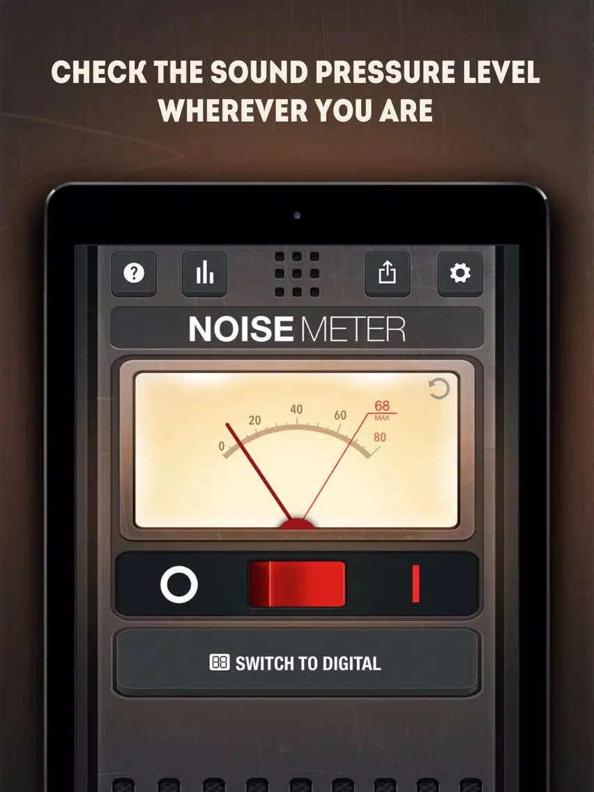 Noise Level Meter - dB Measure iPad 应用截图