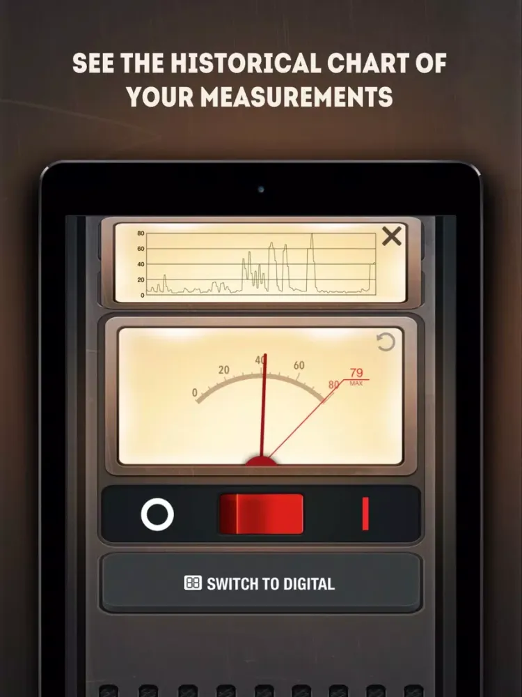 Tangkapan layar Noise Level Meter - dB Measure iPad 