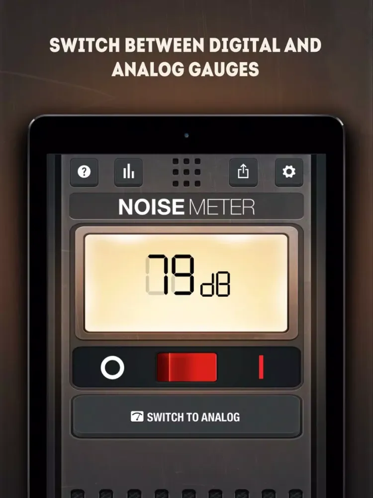 Tangkapan layar Noise Level Meter - dB Measure iPad 