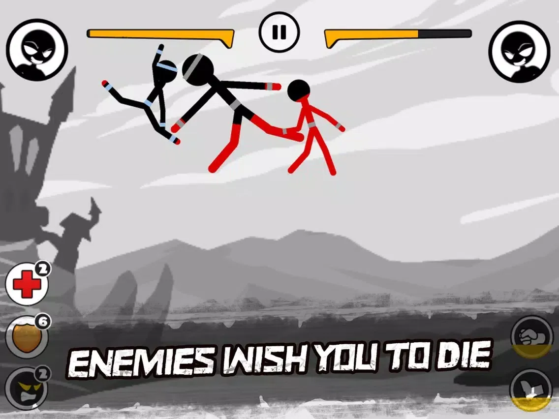 Captures d'écran de Sticked Man Fighting iPad 