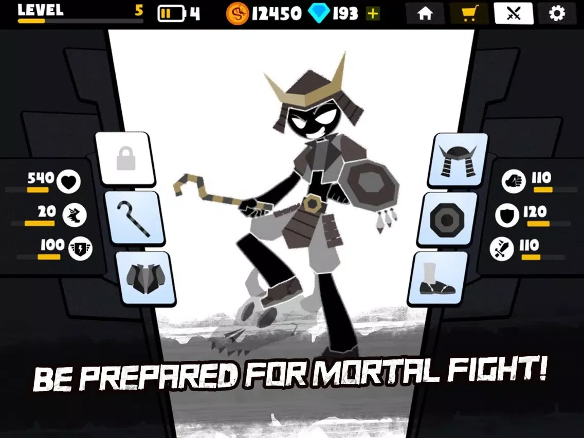 Captures d'écran de Sticked Man Fighting iPad 