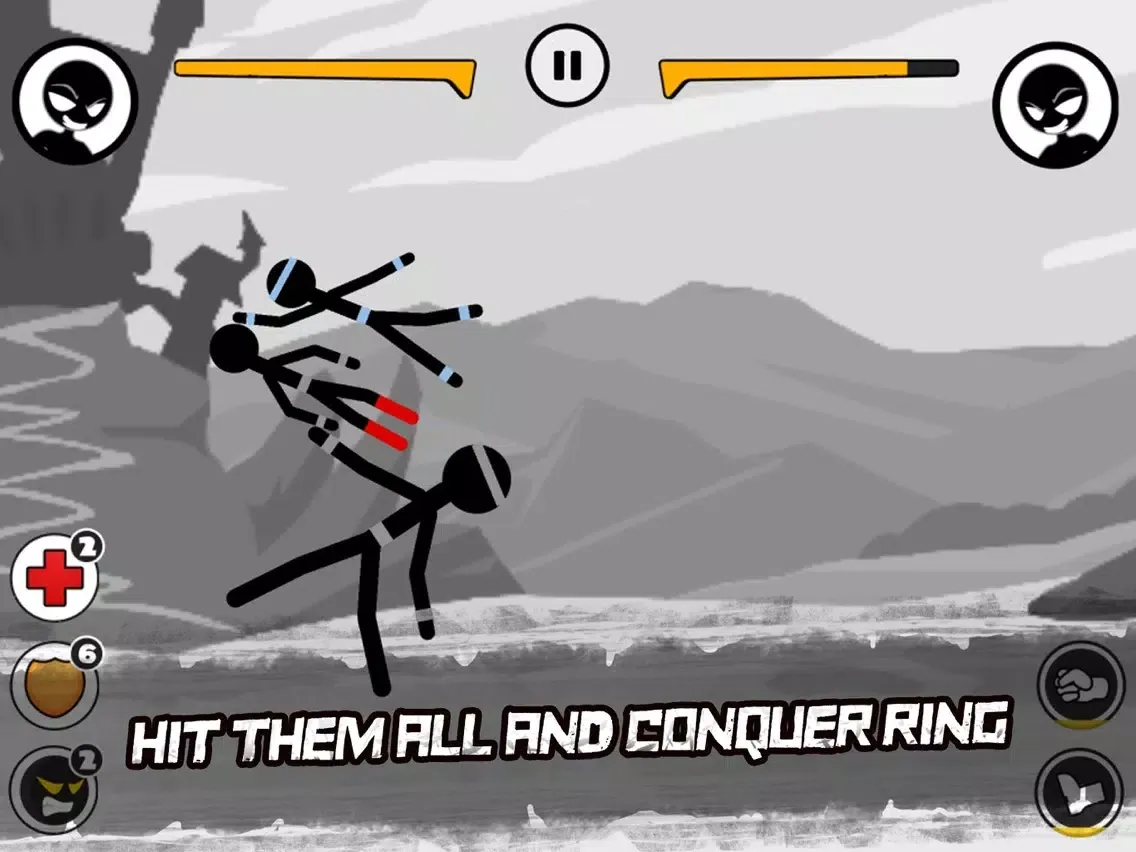 Captures d'écran de Sticked Man Fighting iPad 