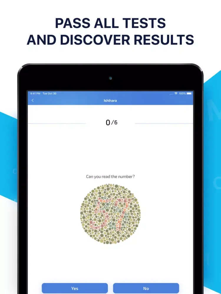 Screenshot di Test Your Eyes: Eyesight iPad 
