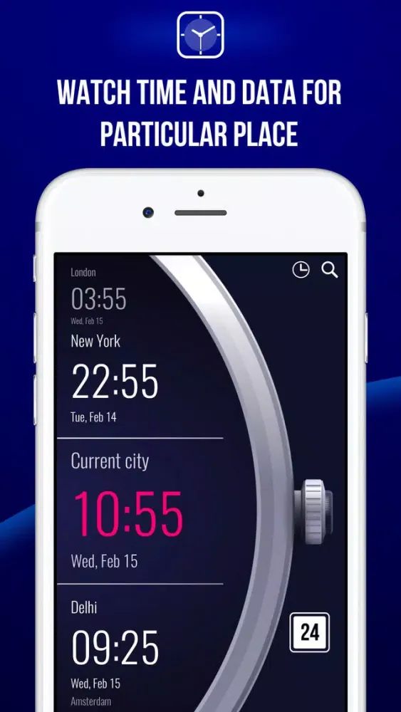World Clock - Time Zones スクリーンショット
