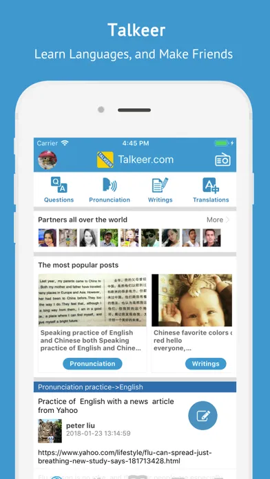 Screenshot di Talkeer - Practice Languages