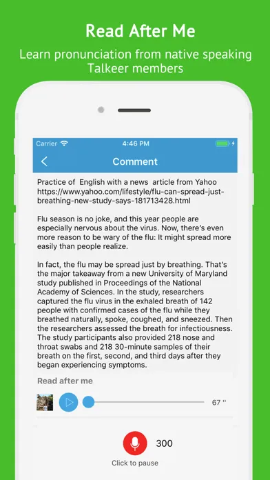 Screenshot di Talkeer - Practice Languages