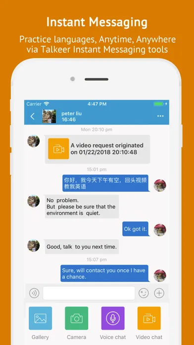 Screenshot di Talkeer - Practice Languages