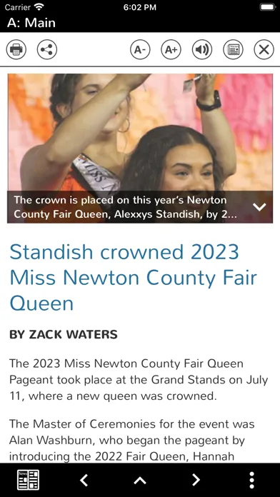 Capturas de pantalla de Newton County Enterprise