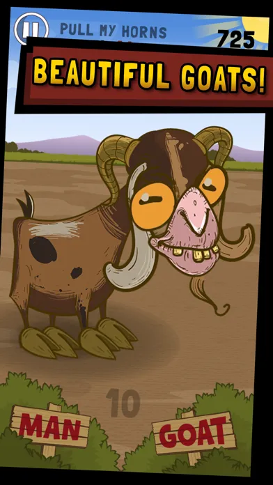 Zrzuty ekranu Man Or Goat - a funny game about goat noises