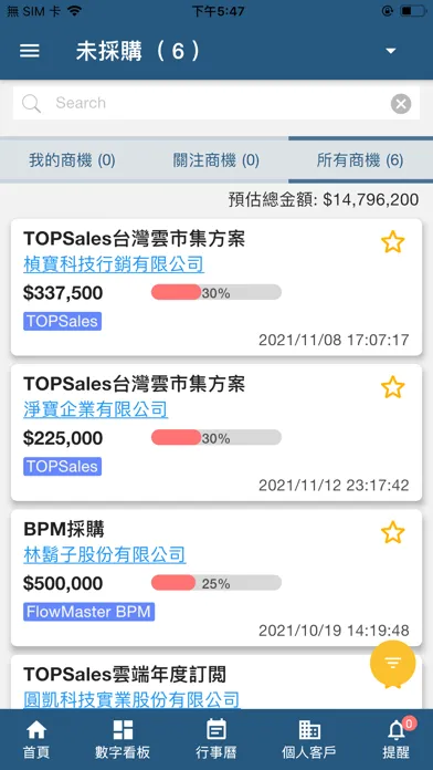 Скриншоты TOPSales