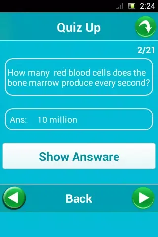 quiz answer Screenshots