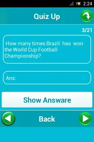 quiz answer Screenshots