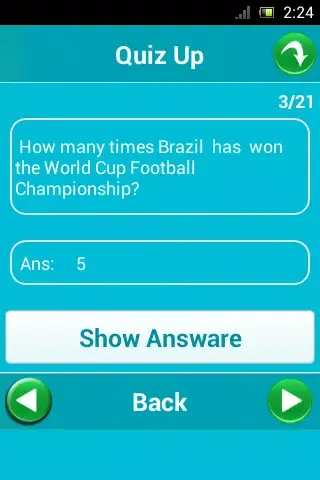 quiz answer Screenshots