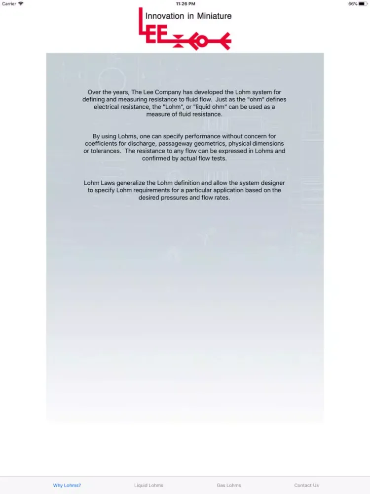 Tangkapan skrin Lee Lohm Calculator iPad 