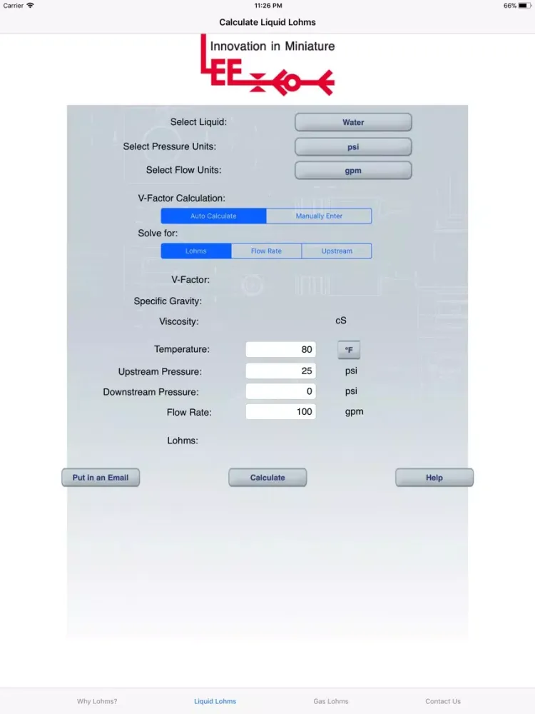 Tangkapan skrin Lee Lohm Calculator iPad 