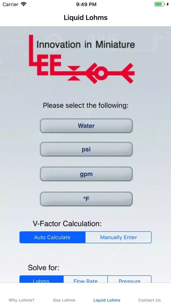 Tangkapan skrin Lee Lohm Calculator
